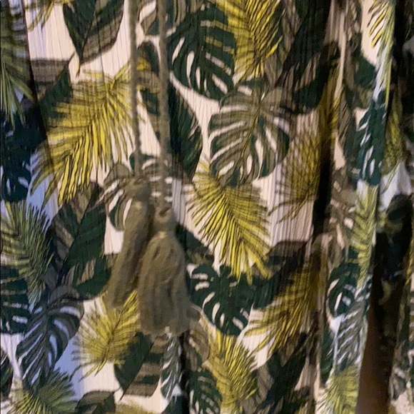 Time and Tru Leaf Print Ling Sleeve Dress XXL/20 - Picture 5 of 6